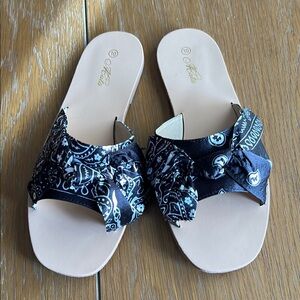 Stylish Black and White Women's Sandals